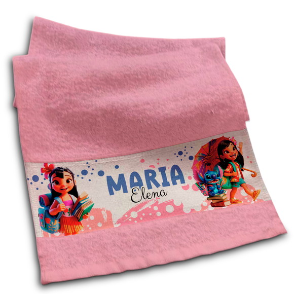 Kit Caneca , Garrafinha e Toalhinha Stitch