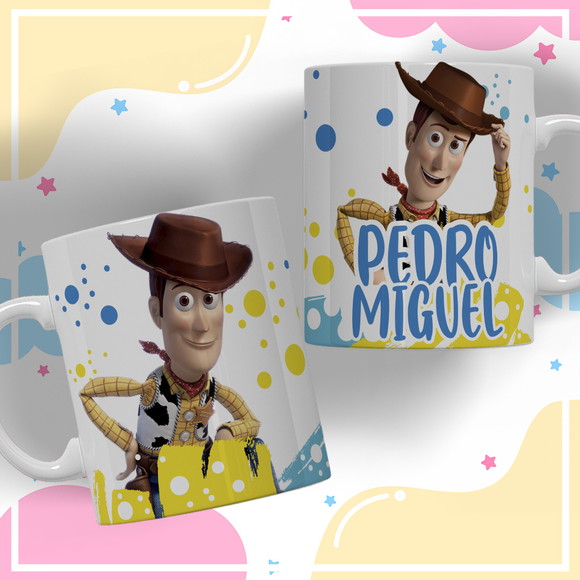 Caneca Personalizada de Polímero Toy Story