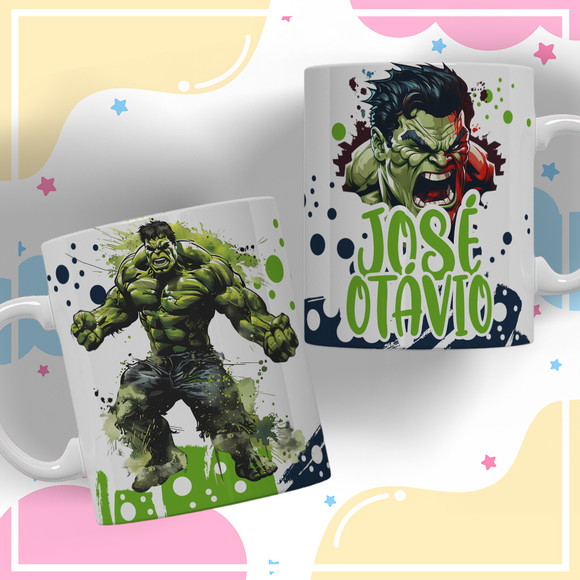 Caneca Personalizada de Polímero Hulk