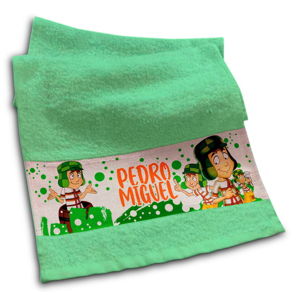 Toalhinha Personalizada Sublimação Chaves