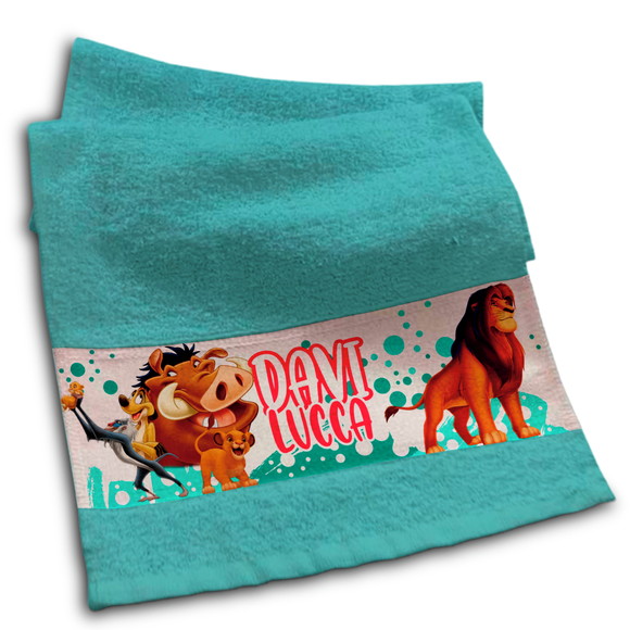 Toalhinha Personalizada Sublimação Rei Leão