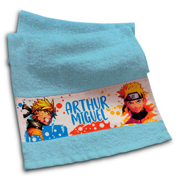 Toalhinha Personalizada Sublimação Naruto