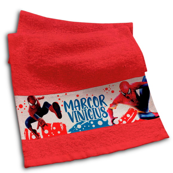 Toalhinha Personalizada Sublimação Homem Aranha