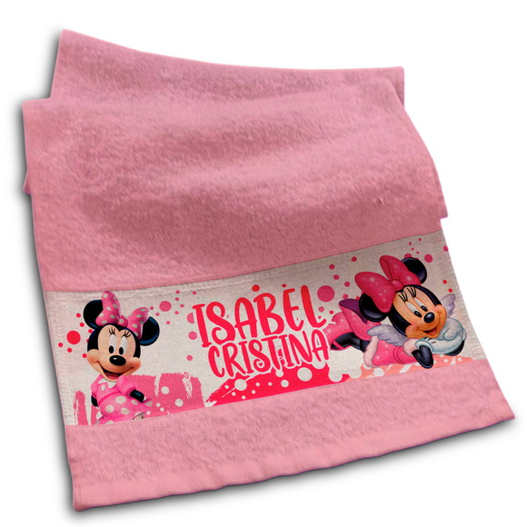 Toalhinha Personalizada Sublimação Minnei