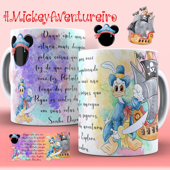 Caneca Personalizada de Porcelana Mickey