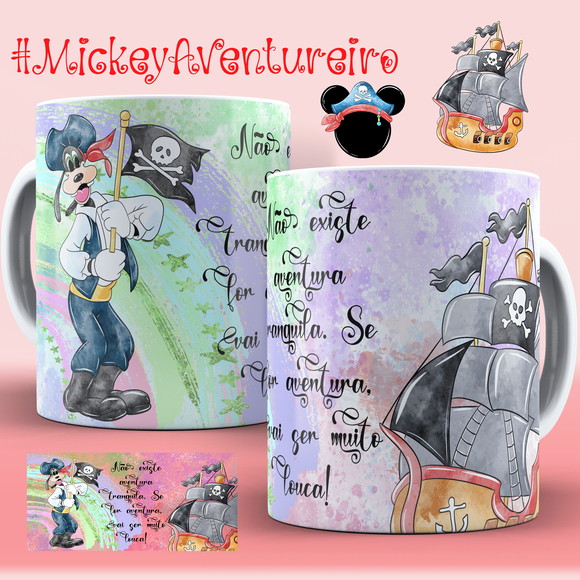 Caneca Personalizada de Porcelana Mickey