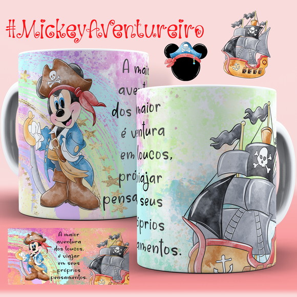 Caneca Personalizada de Porcelana Mickey