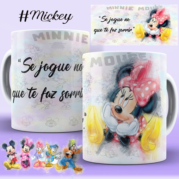 Caneca Personalizada de Porcelana Minnei