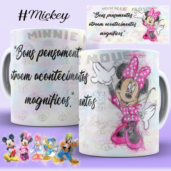 Caneca Personalizada de Porcelana Minnei