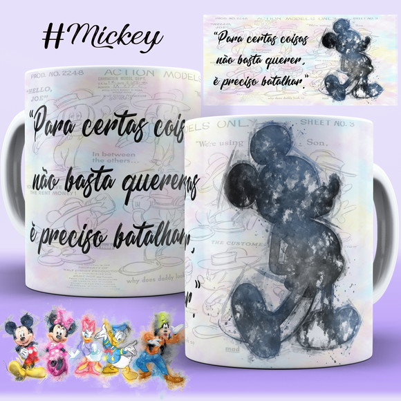 Caneca Personalizada de Porcelana Mickey