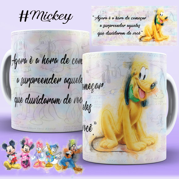 Caneca Personalizada de Porcelana Pluto