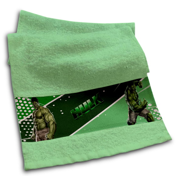 Toalhinha Personalizada Sublimação Hulk