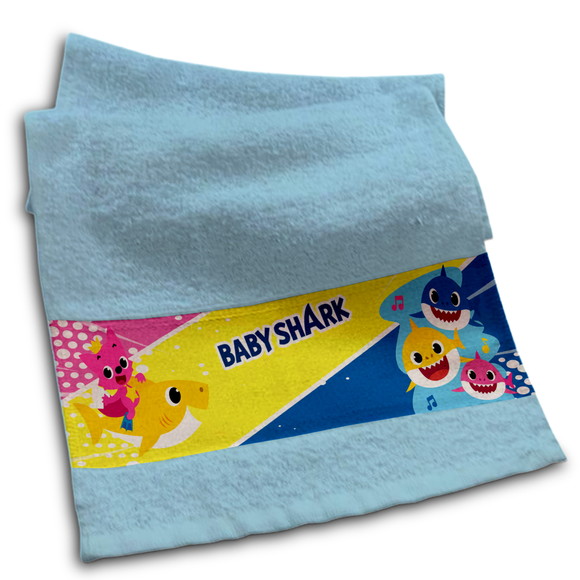 Toalhinha Personalizada Sublimação Baby Shark