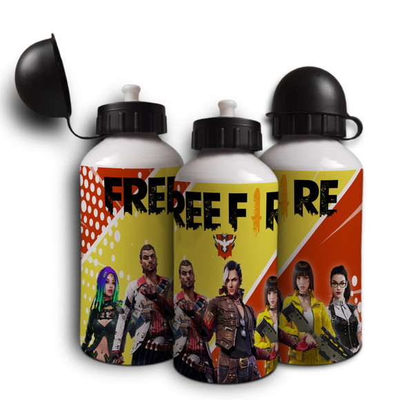 Squeeze de Alumínio Personalizado Free Fire