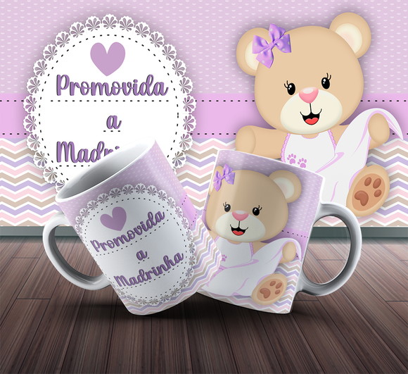 Caneca Personalizada de Porcelana Madrinhas