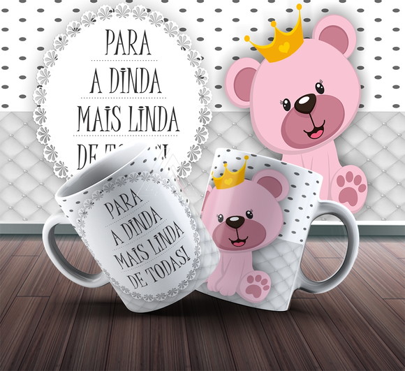 Caneca Personalizada de Porcelana Madrinhas