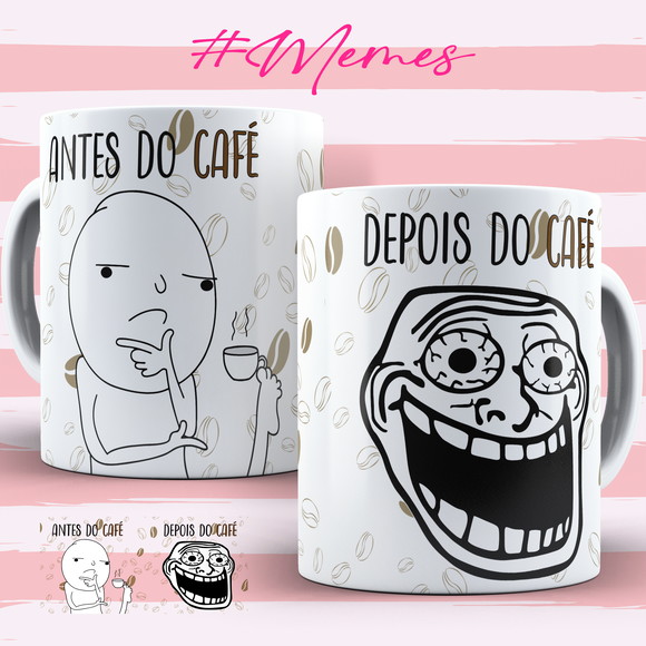 Caneca Personalizada de Porcelana Memes