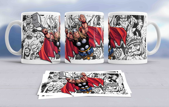 Caneca Personalizada de Porcelana Thor