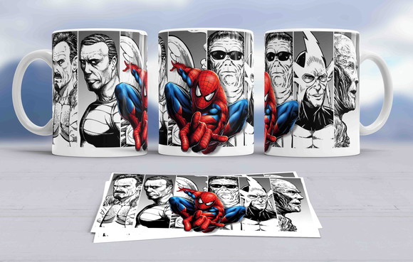 Caneca Personalizada de Porcelana Homem Aranha