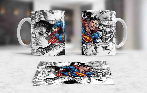 Caneca Personalizada de Porcelana Super Man