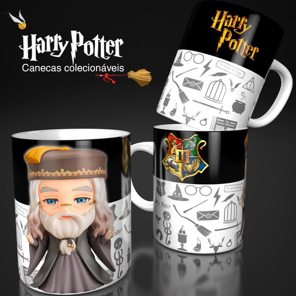 Caneca Personalizada de Porcelana Harry Potter
