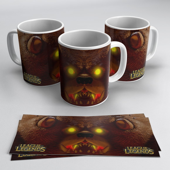 Caneca Personalizada de Porcelana League Of Legends