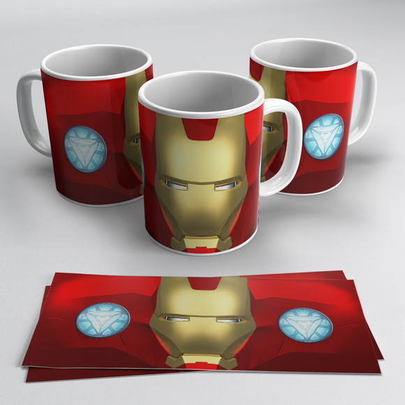 Caneca Personalizada de Porcelana Homem de Ferro