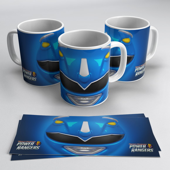 Caneca Personalizada de Porcelana Power Rangers