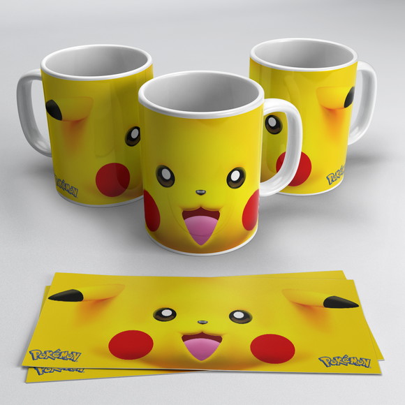 Caneca Personalizada de Porcelana Pikachu