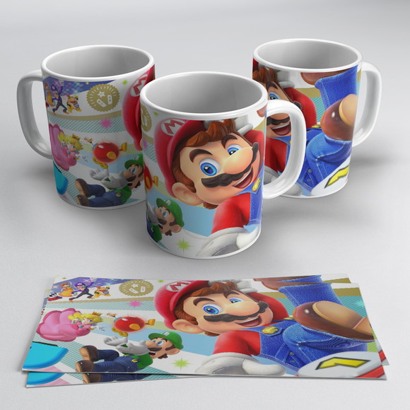 Caneca Personalizada de Porcelana Super Mario Bross