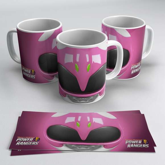 Caneca Personalizada de Porcelana Power Rangers
