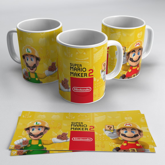 Caneca Personalizada de Porcelana Super Mario Bross