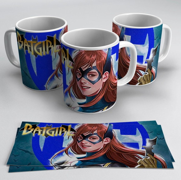 Caneca Personalizada de Porcelana Batgirl