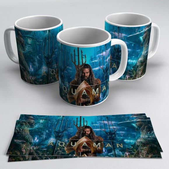 Caneca Personalizada de Porcelana Aquaman