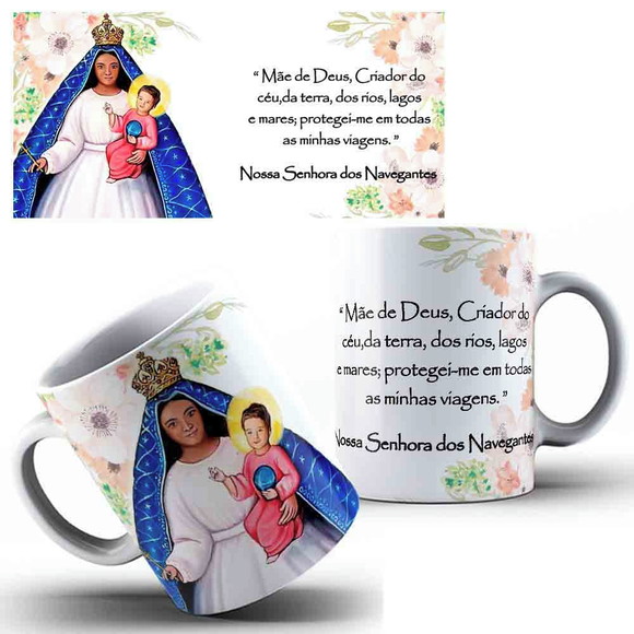 Caneca Personalizada Nossa Senhora dos Navegantes