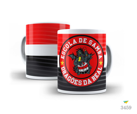 Caneca de Porcelana Personalizada de Carnaval