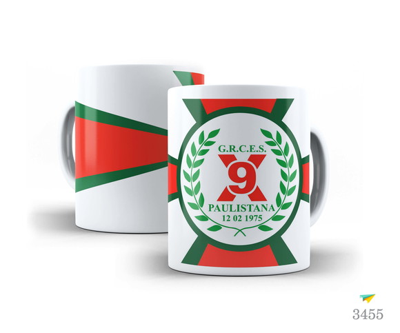 Caneca de Porcelana Personalizada de Carnaval