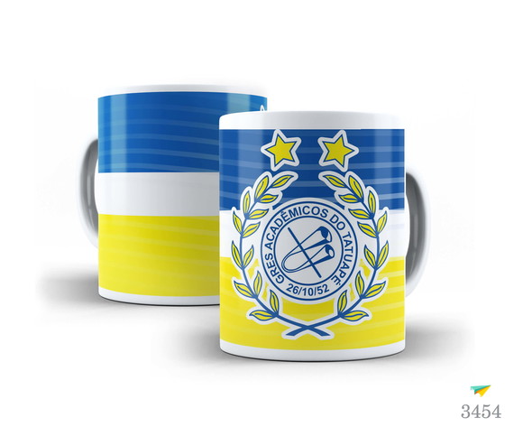 Caneca de Porcelana Personalizada de Carnaval