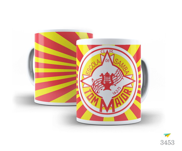 Caneca de Porcelana Personalizada de Carnaval