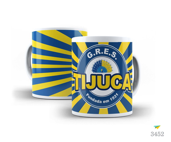 Caneca de Porcelana Personalizada de Carnaval