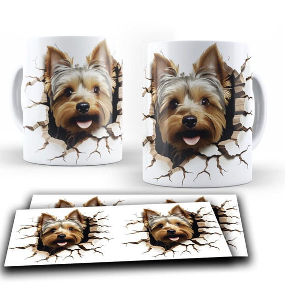 Caneca Personalizada de Porcelana Pets 3 D