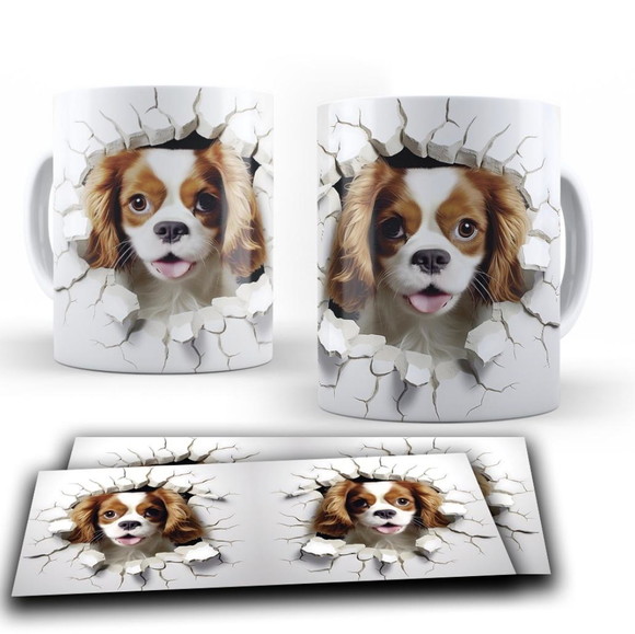 Caneca Personalizada de Porcelana Pets 3 D