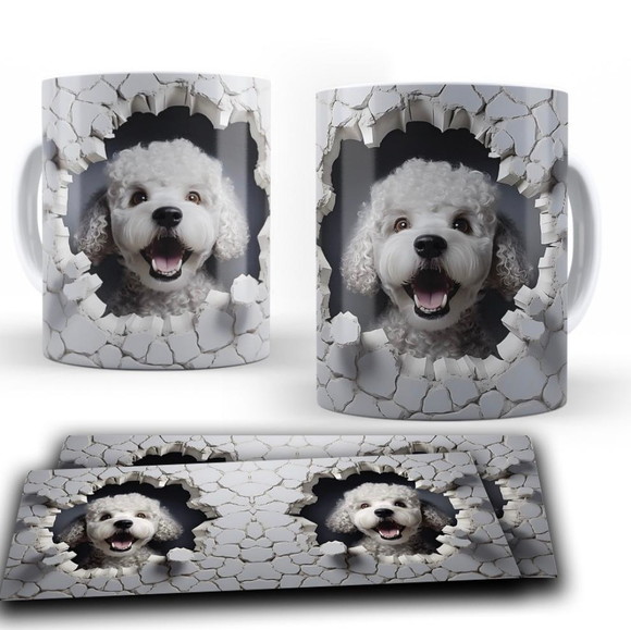 Caneca Personalizada de Porcelana Pets 3 D