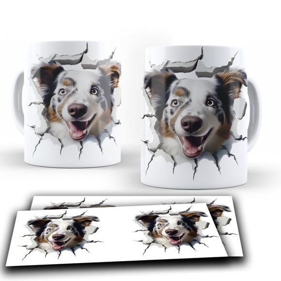 Caneca Personalizada de Porcelana Pets 3 D