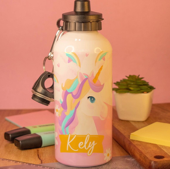 Squeeze de Alumínio Personalizado Unicórnio