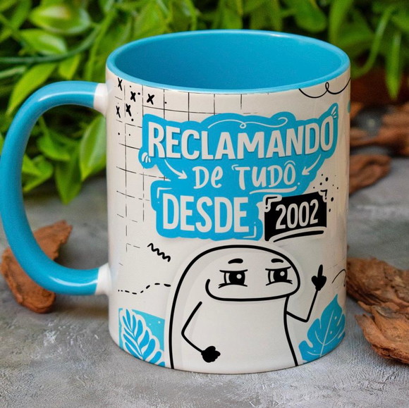 Caneca Personalizada de Porcelana Flork