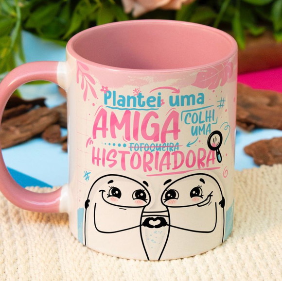 Caneca Personalizada de Porcelana Flork