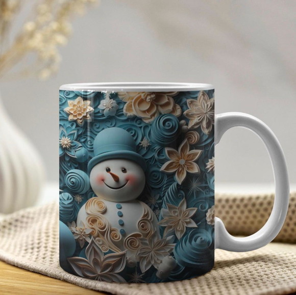 Caneca Personalizada de Porcelana de Natal