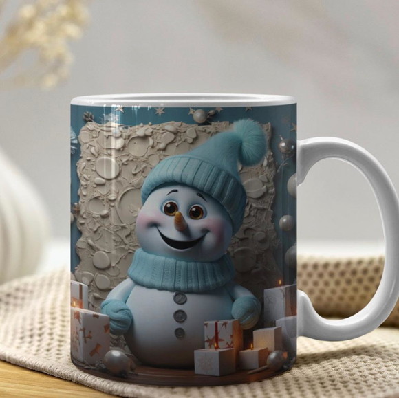Caneca Personalizada de Porcelana de Natal