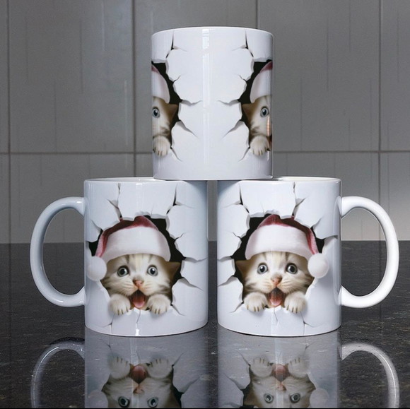 Caneca Personalizada de Porcelana de Natal